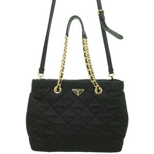 Prada Nylon Chain Tote Bag